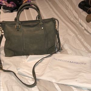 Rebecca Minkoff Regan Olive Green Satchel Tote